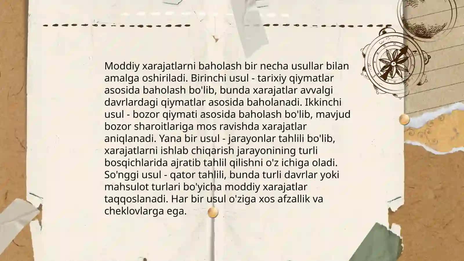 Mahsulot tannarxini kalkulyatsiya qilishning zamonaviy tizimlari 4