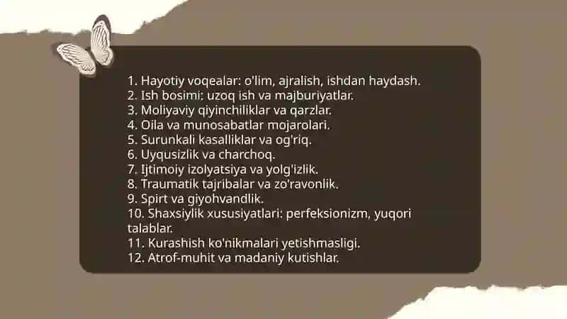 Psixoemotsional zo'riqishlar 4
