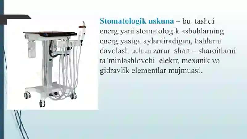 Stomatologik kabinet jihozlari 4