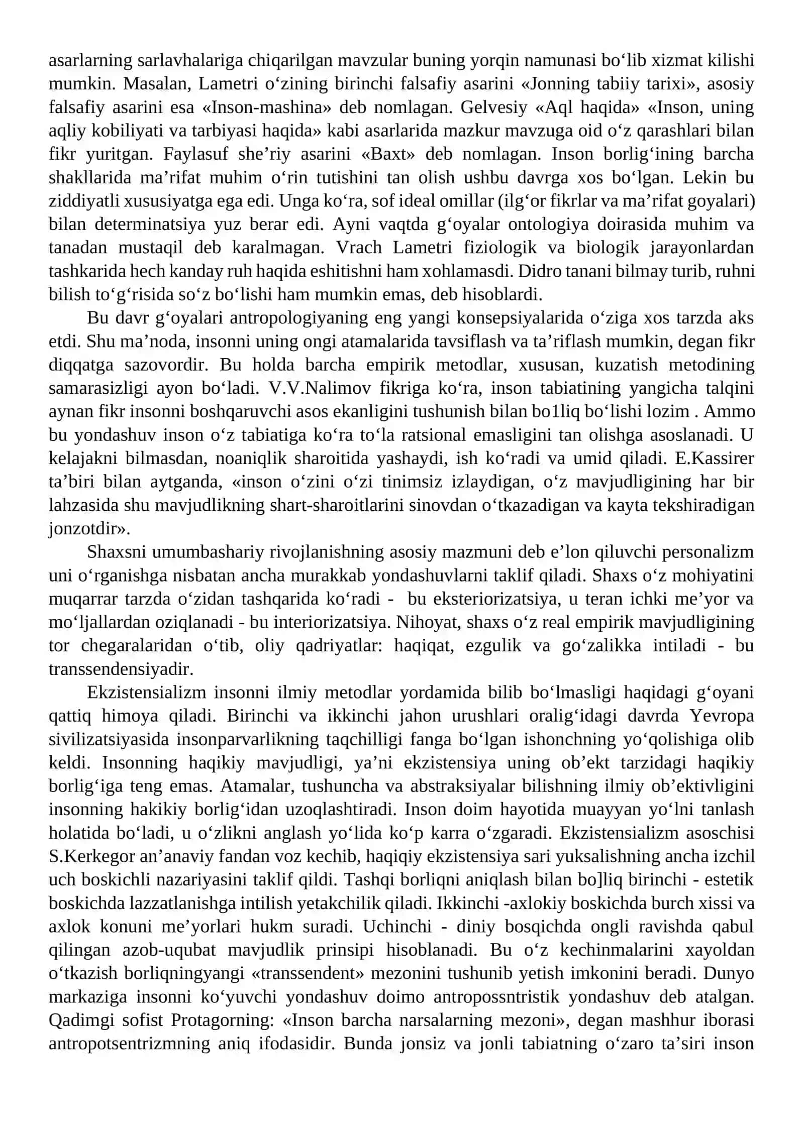 Inson tushunchasi, mohiyati va mazmuni 4