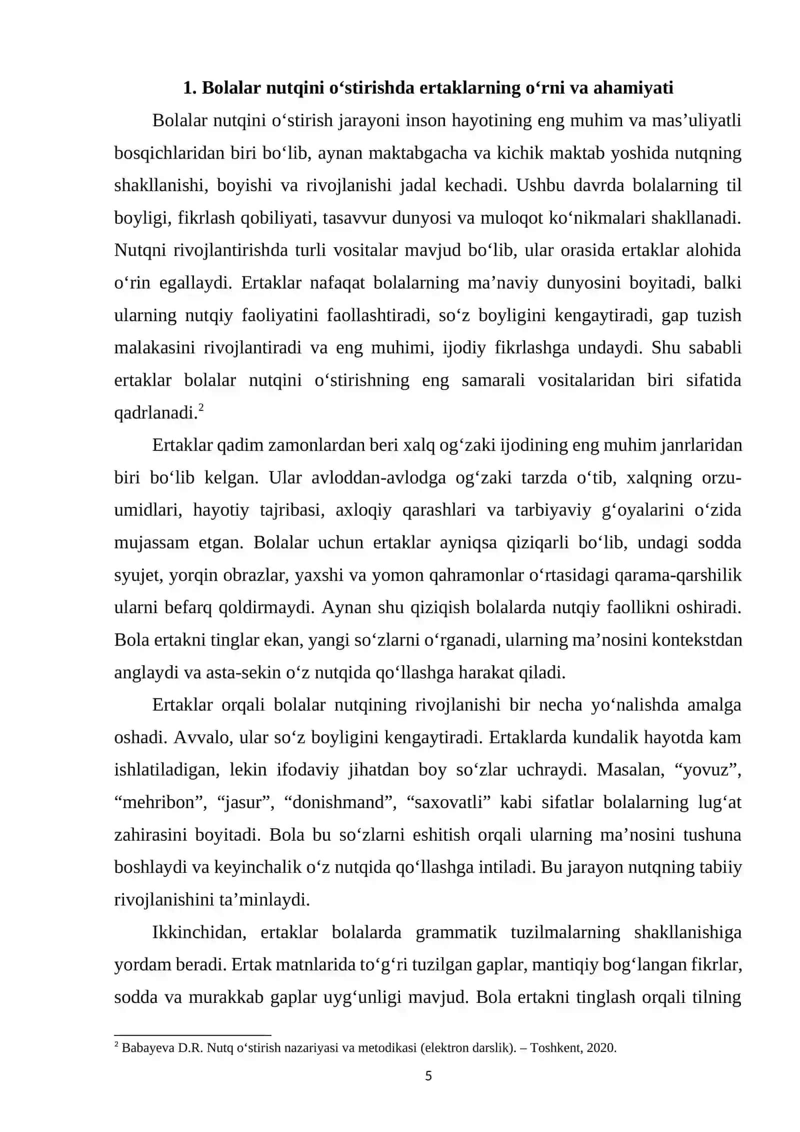Bolalar nutqini o‘stirishda ertaklardan foydalanish 4