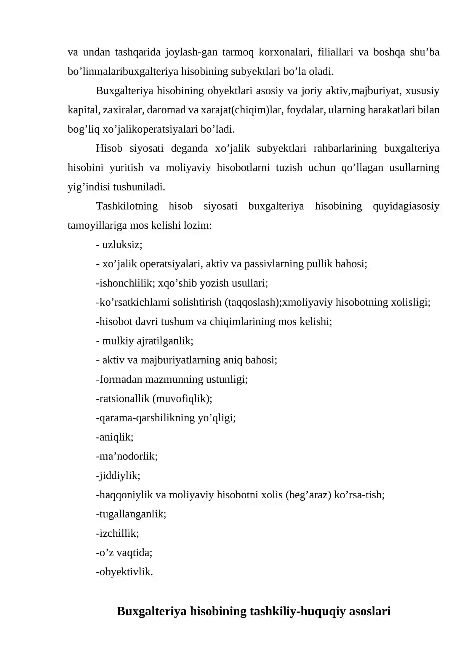 Buxgalteriya hisobi tashkil qilish 4