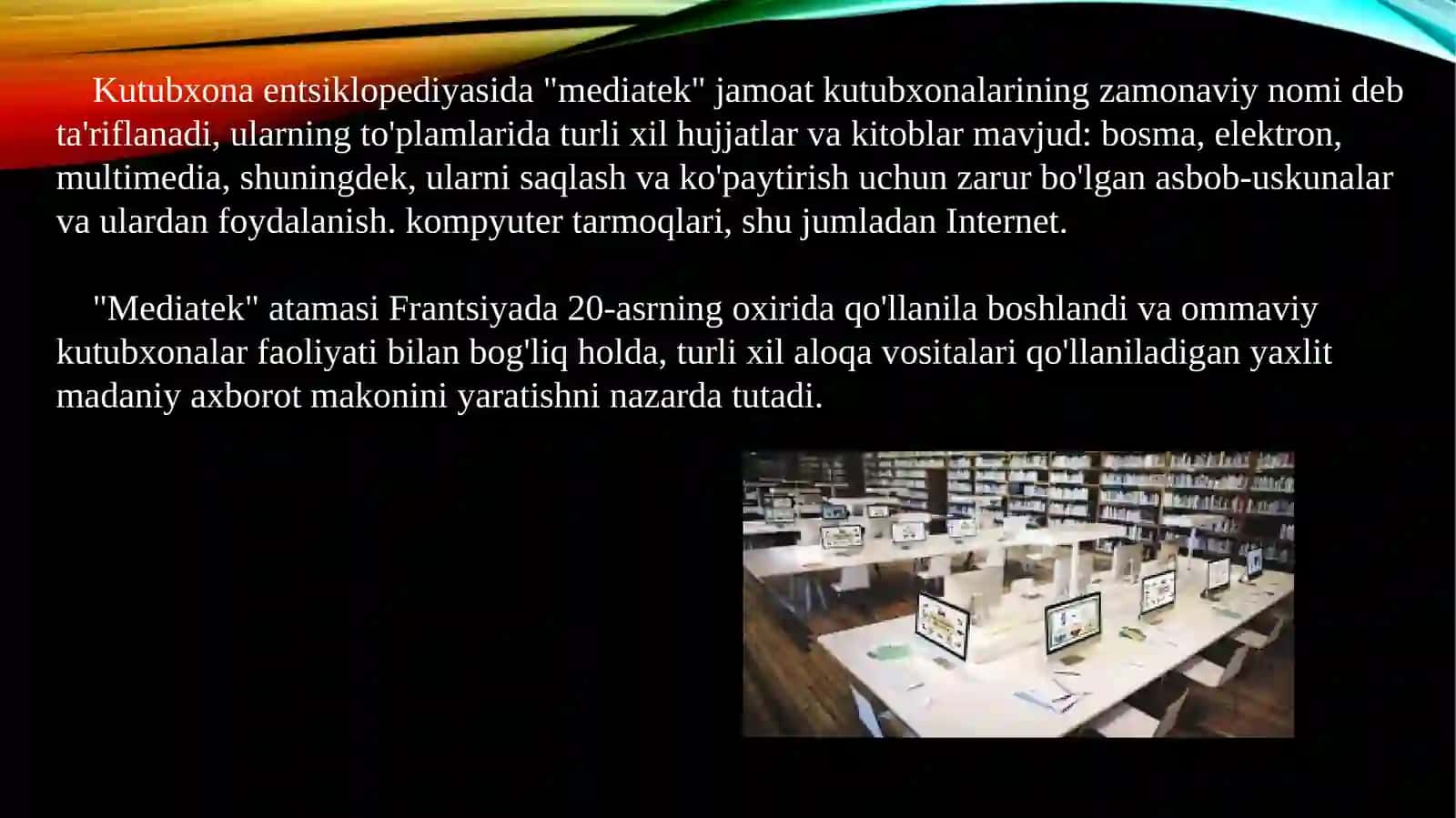 Mediateka bilan ishlashda kompyuterning periferik uskunalari ulash va sozlash 4