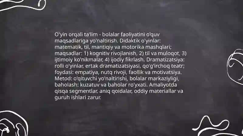 Boshlang'ich sinflarda ta'lim metodlari va vositalari 4