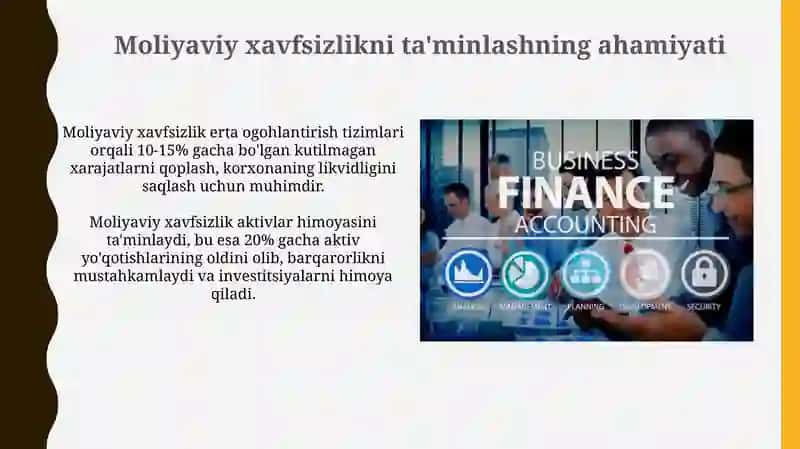 Sarmoyani boshqarish: Asosiy tushunchalar 4