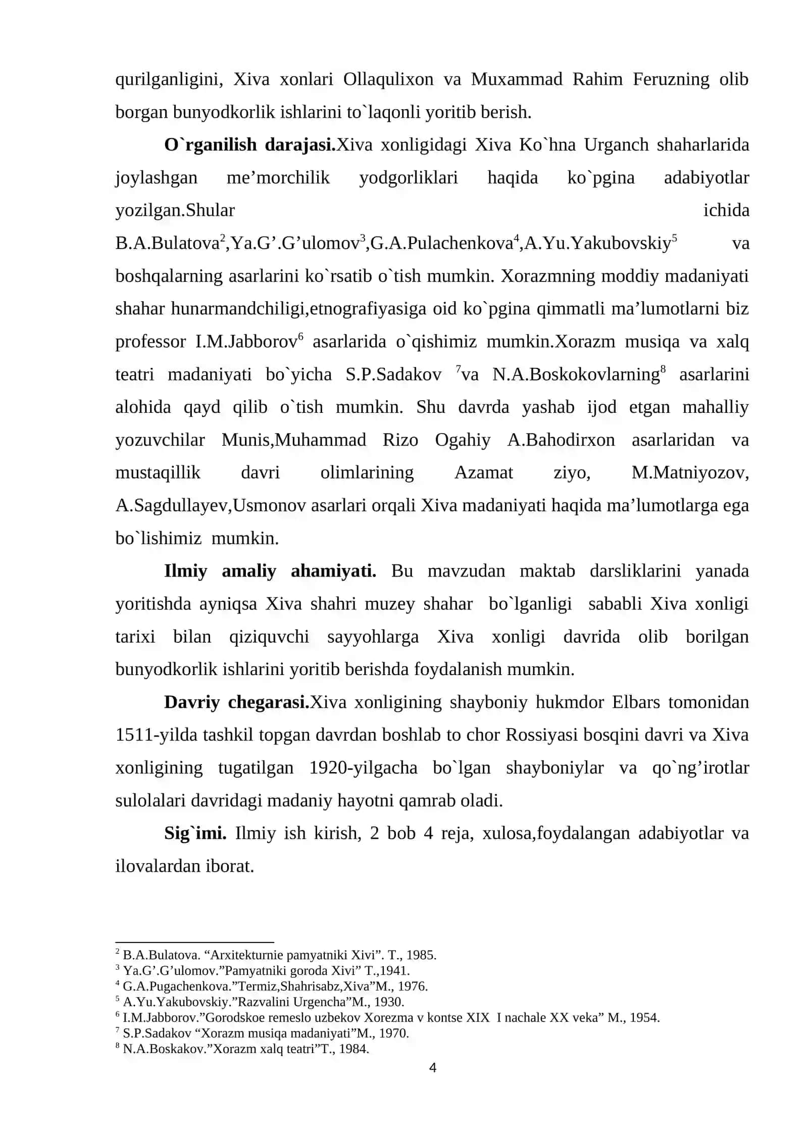 “Qasidaiy nasihat” asarida Ogahiyning xonlarga pand - nasihati 4