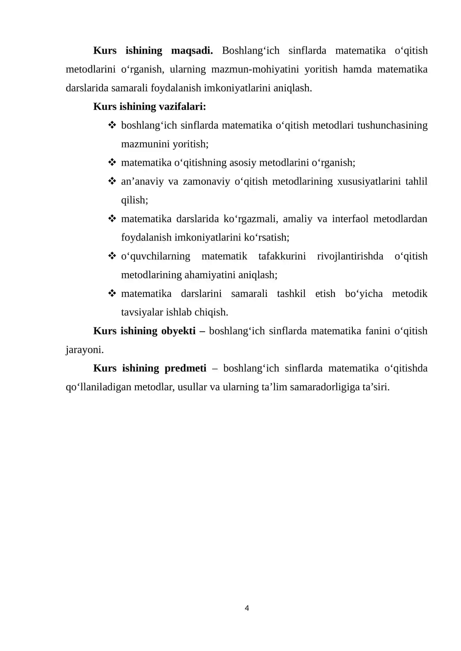 Boshlang'ich sinfda matematika o'qitish metodlari 4