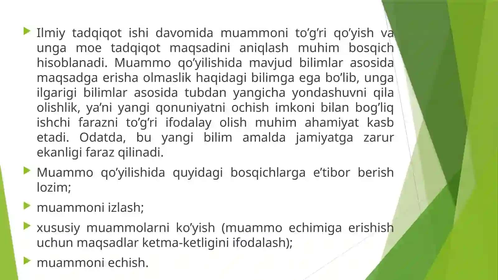 DASTLABKI ILMIY TADQIQOT YOZISH 4