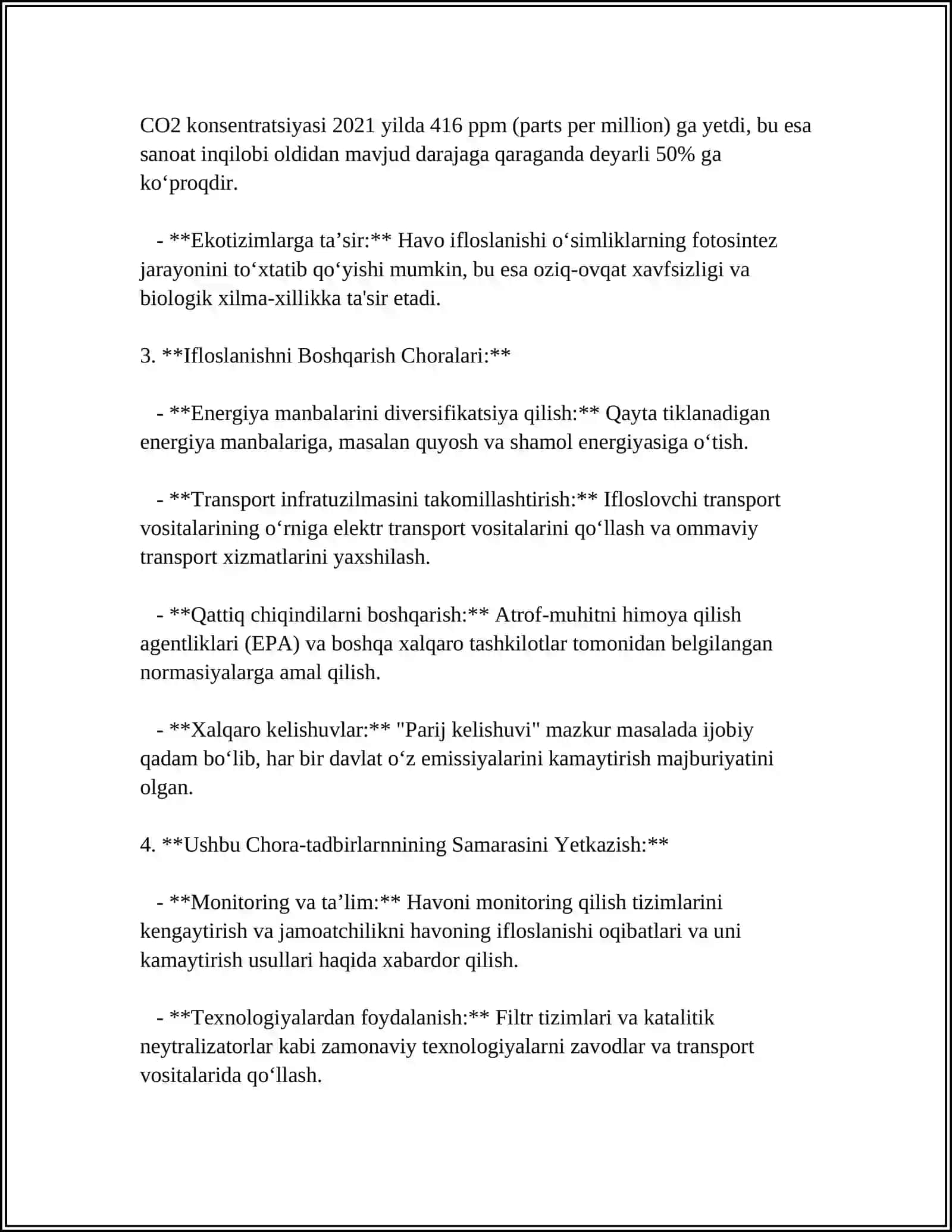 ATMOSFERANING BUZILISHI 4