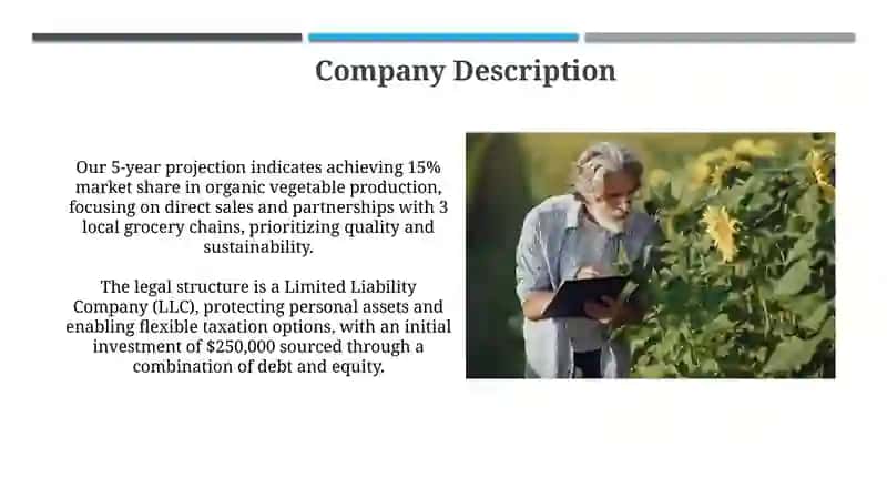 Business plan inagriculture 4