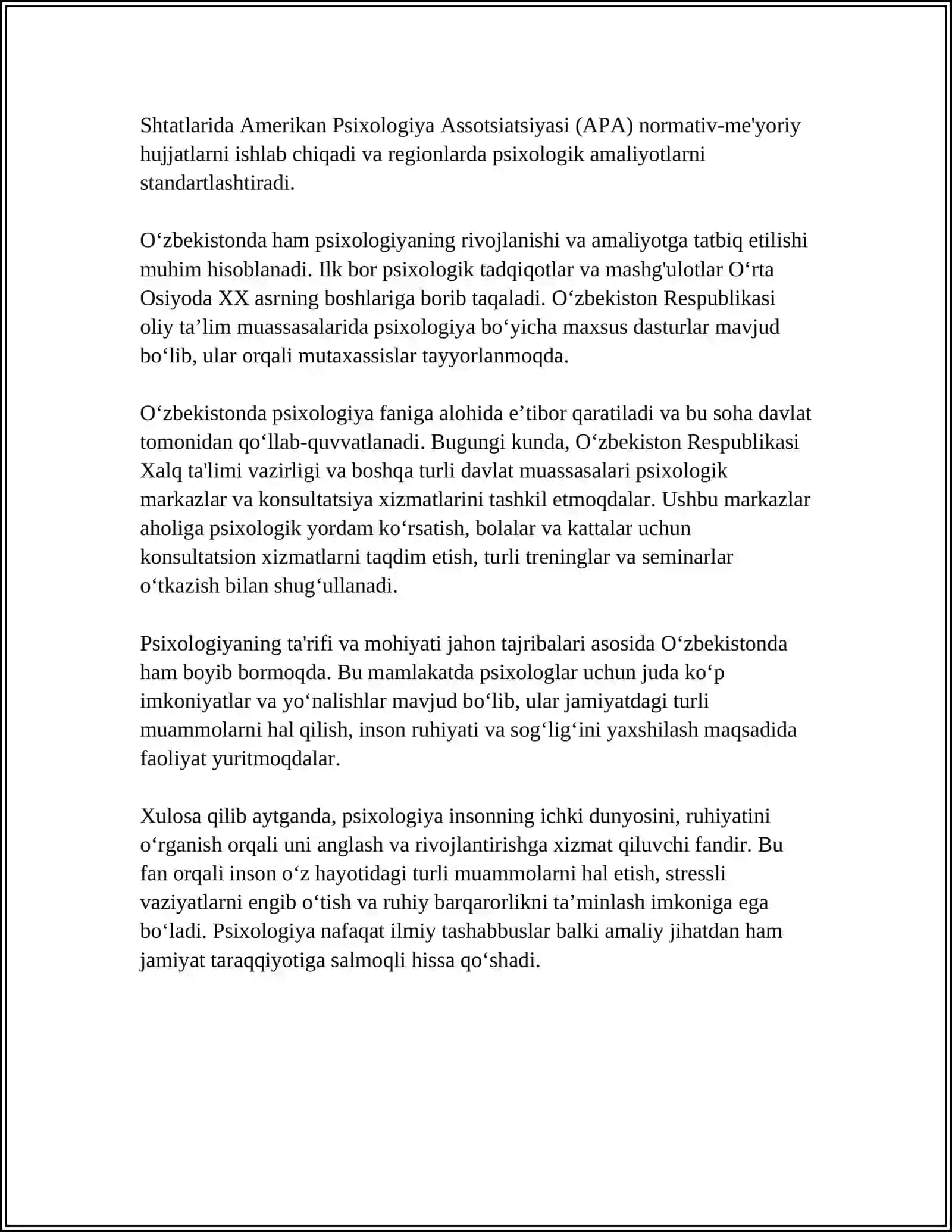 PSIXALOGIYANING ASOSIY TAMOYILLARI 4
