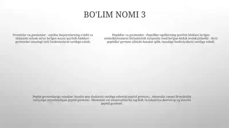 Oqsil Tabiatli Peptid Va Gormonlar 4