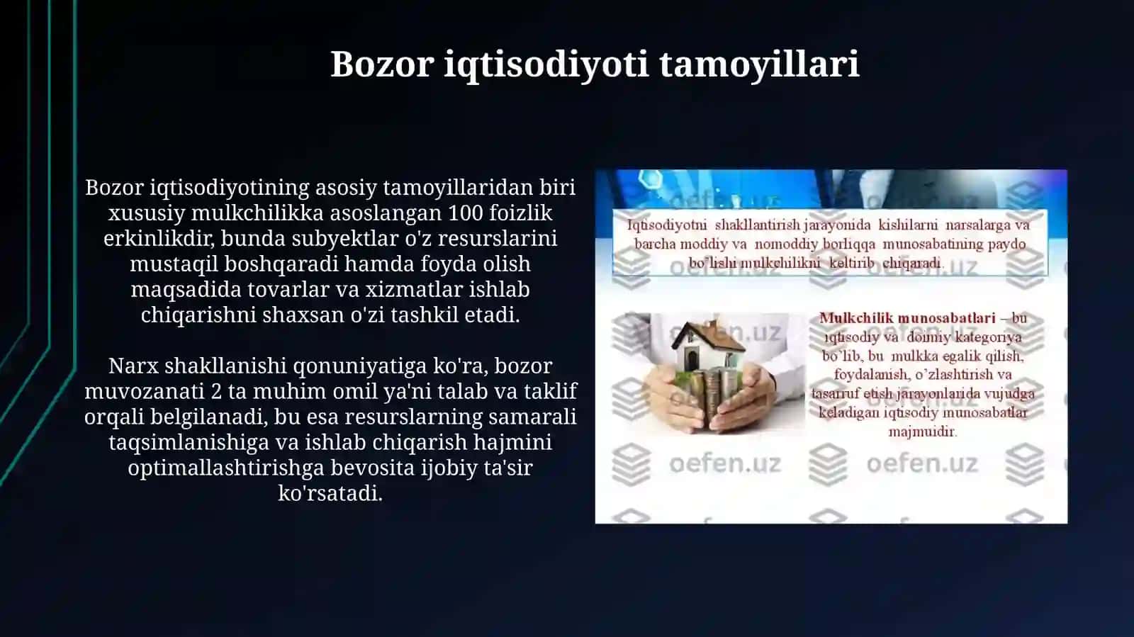 Iqtisodiy tizimlar va bozor usullari 4