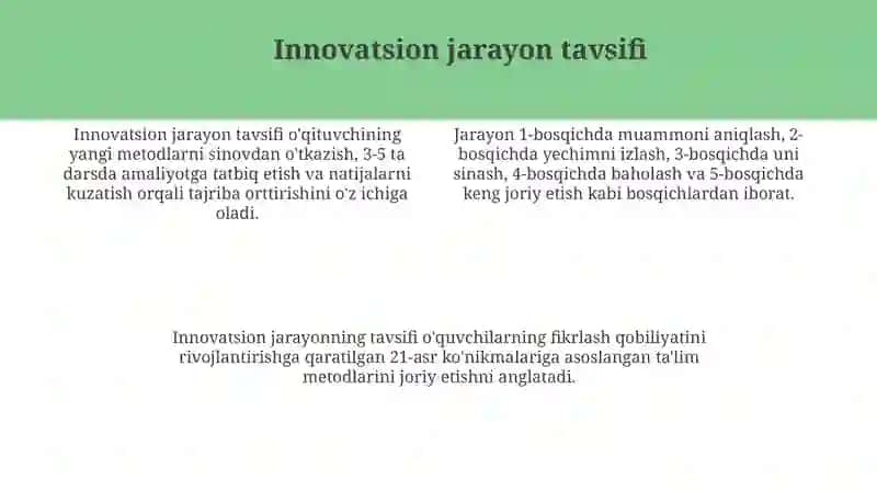 Oʻqituvchining innovatsion faoliyati 4