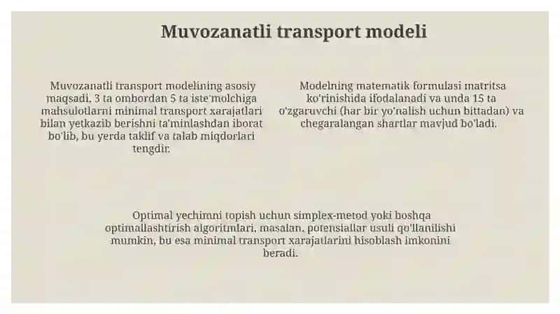 Tashish masalasining matematik modeli 4