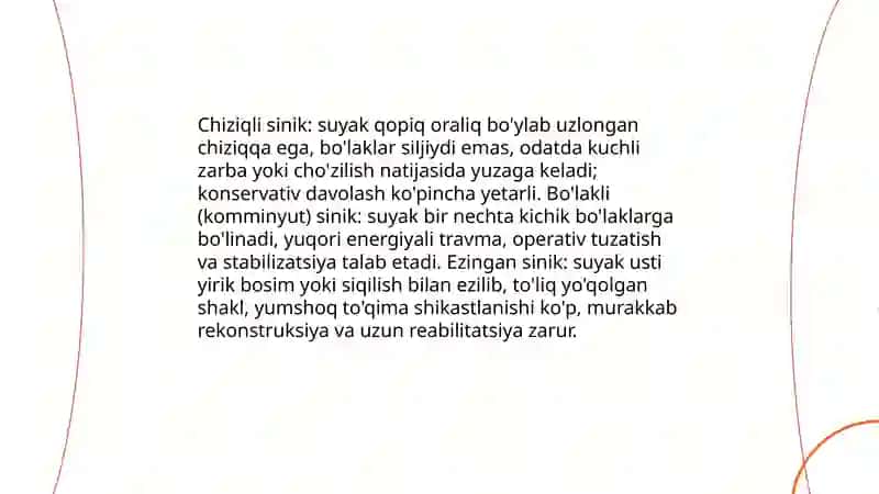 Odamlar skeletining siniq suyagi 4