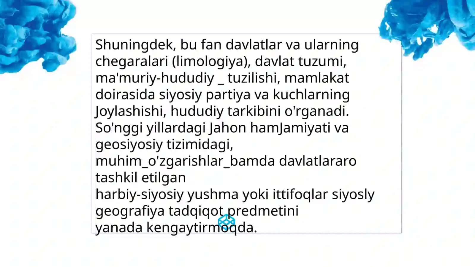 Siyosiy geografiya 4