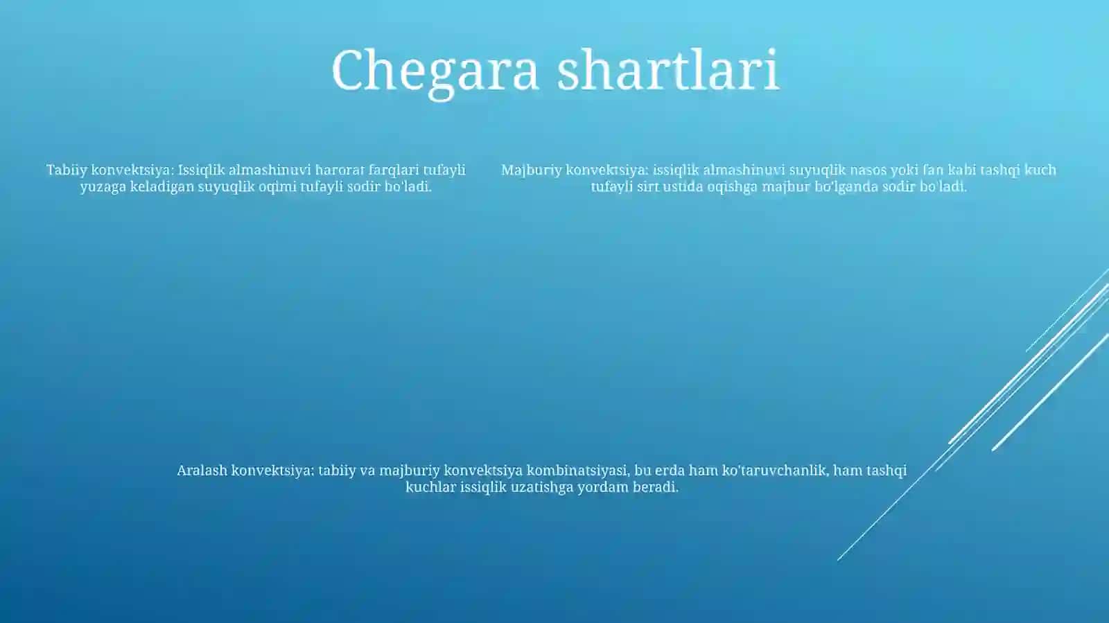 Majburiy Konveksiyada Issiqlik 4