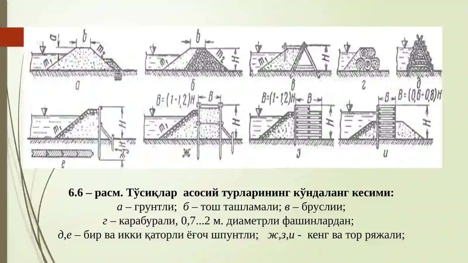 Кўтармалар(тўсиқлар) 4