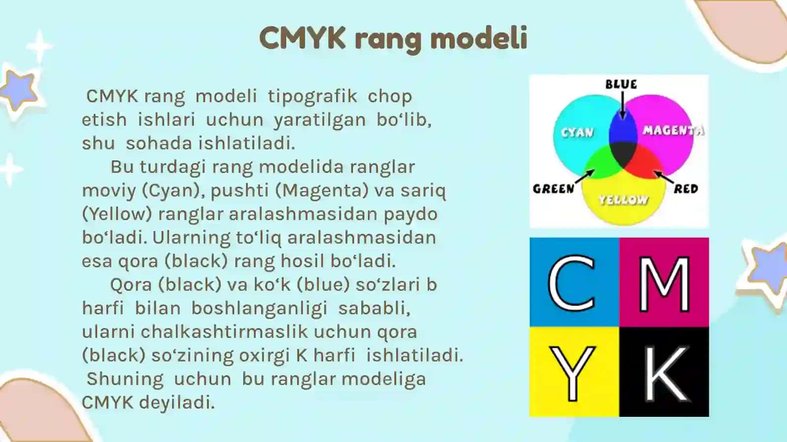 Rang Modellari va Grafik Formatlar 4