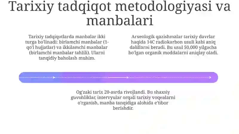 Tarixshunoslik fani va uning vazifalari 4