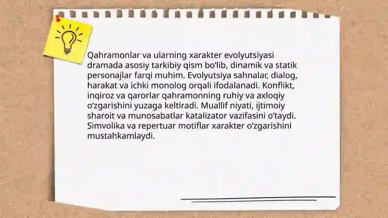 Dramatik Asarlar Tahlili 4