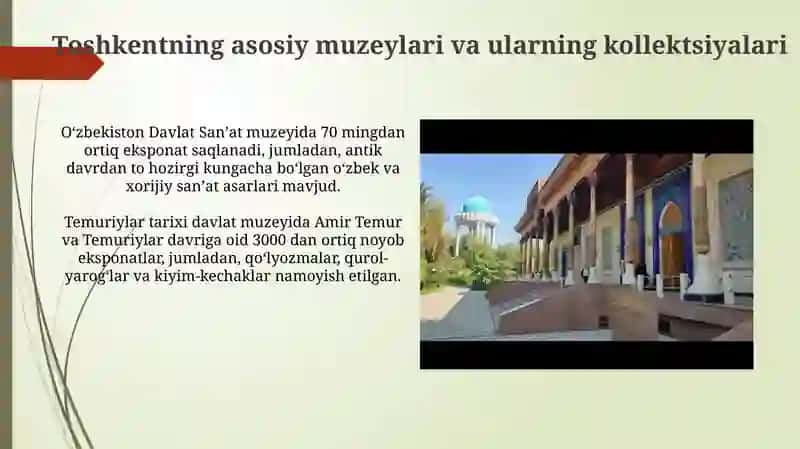 Toshkent Muzeylari: Tarix va Rivojlanish 4