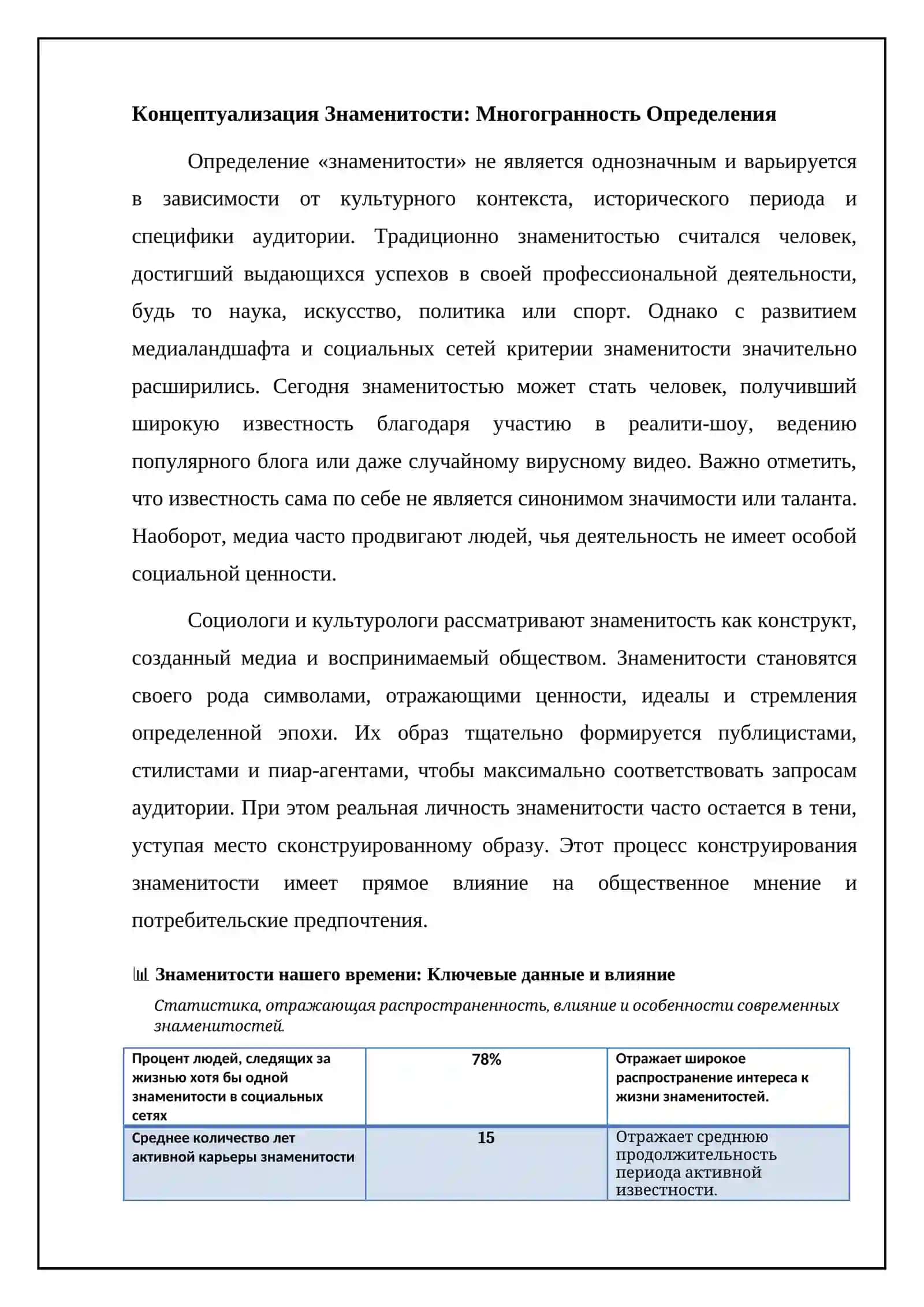 Феномен знаменитостей 4