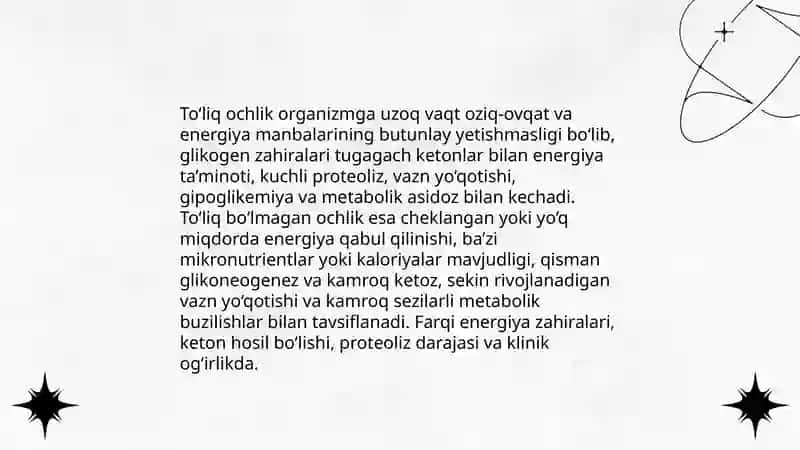 Energiya almashinuvi buzilishi 4