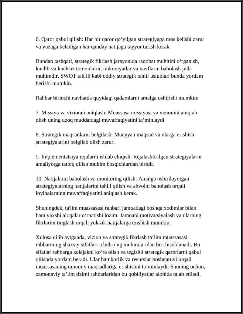 TA'LIM MUASSASASI RAHBARININA SHAXSIY SIFATLARI 4