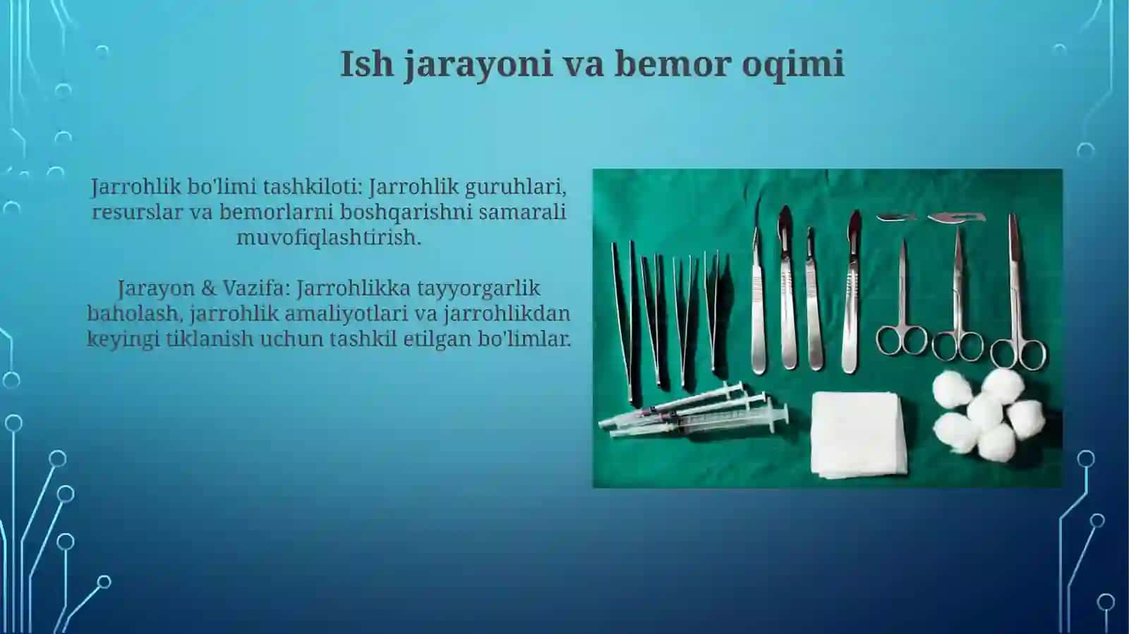 Xirurgiya qabul bo'limi vazifalari 4