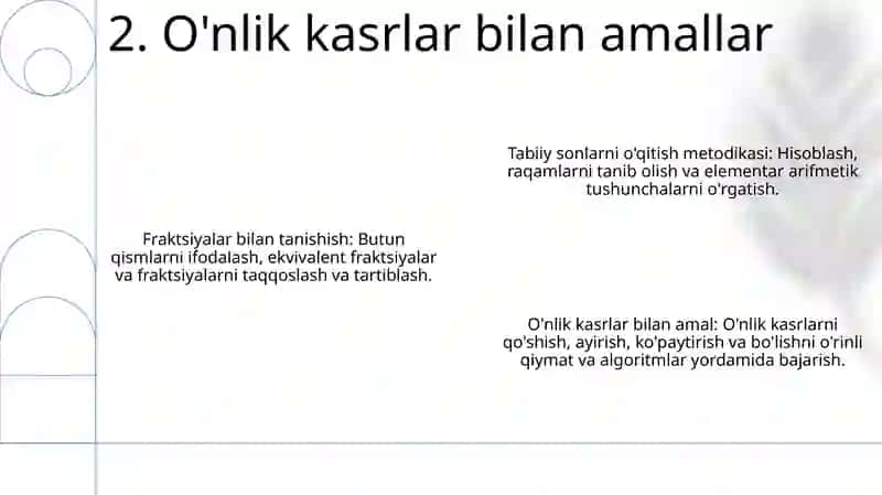 Tabiiy sonlarni òqitish metodikasi 4