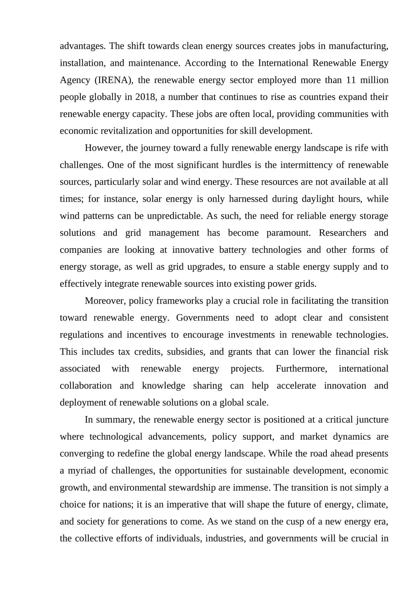 The Evolving Landscape of Renewable Energy: Challenges and Opportunities 4