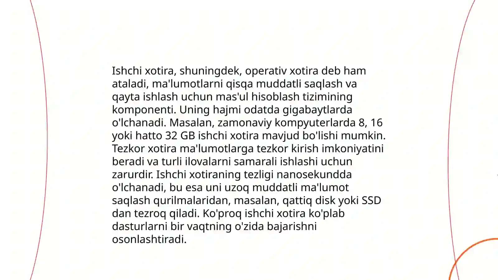Xotira turlari va jarayonlari 4