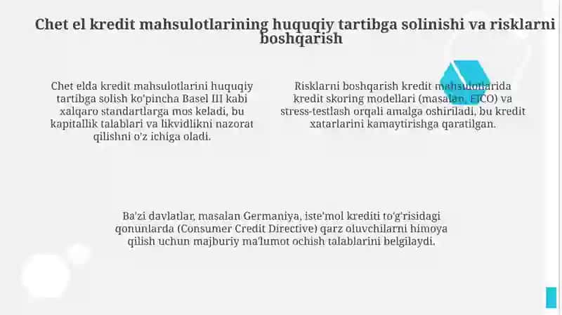 Xalqaro kredit mahsulotlari: Tarix, turlari va xususiyatlari 4