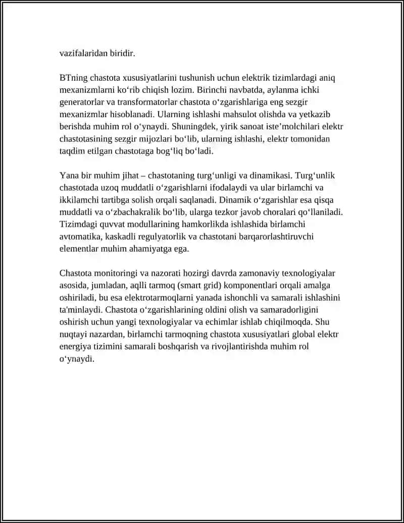 BTNING CHASTOTA XUSUSIYATLARI 4
