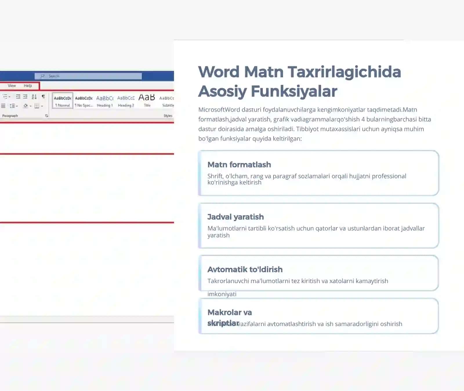 Word Matn Taxrirlagichida Hisoblash Ishlarini Bajarish 4