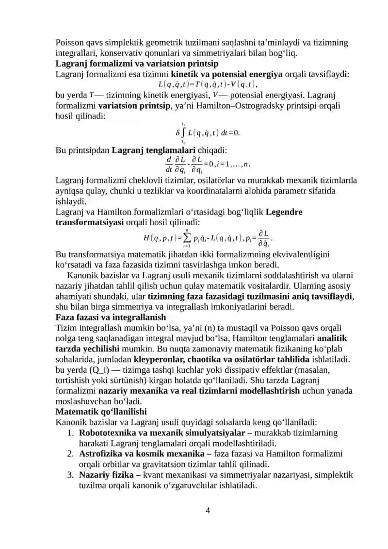 BOB. LAGRANJ USUKI VA AMALIY QO’LLANILISHI 4
