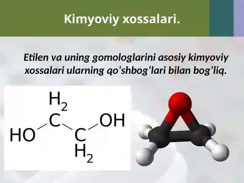 Alkenlarning fizik va kimyoviy xossalari 4