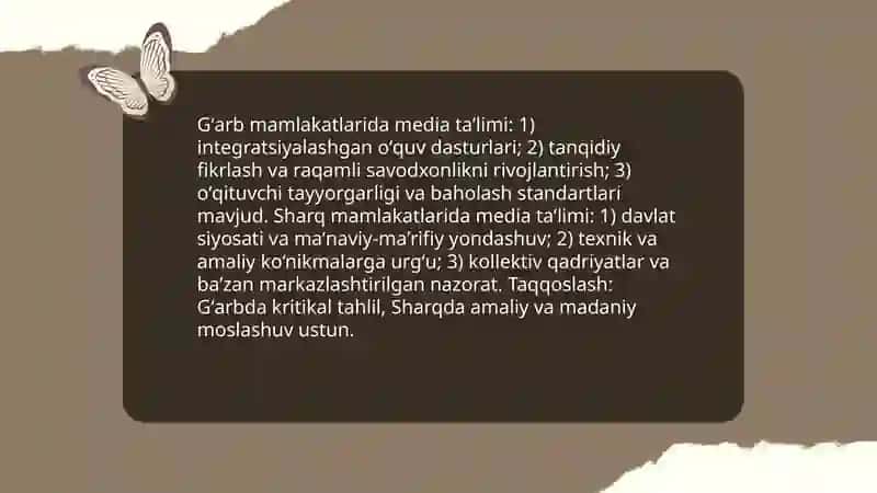 Dunyo mamlakatlarida media taʼlim taraqqiyoti 4