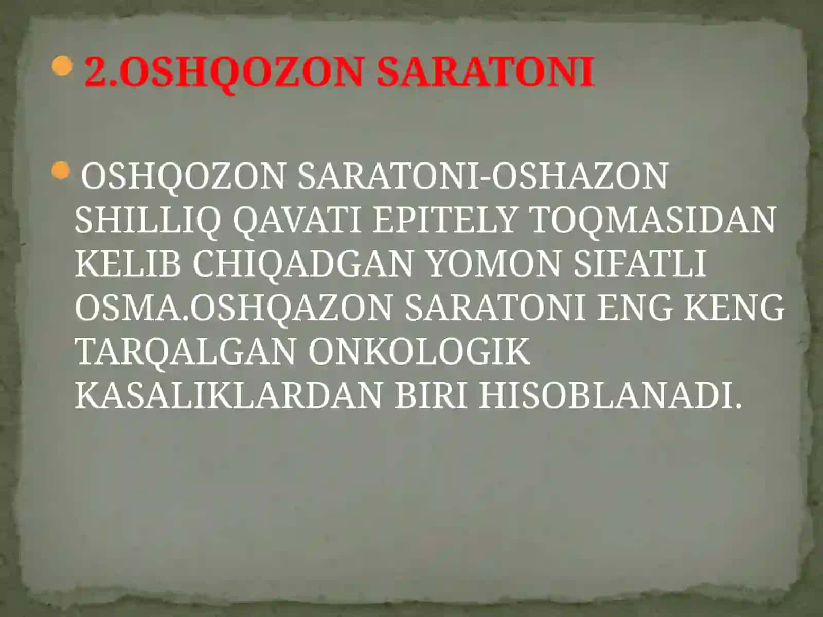 Onkologiya bemorlarni parvarish qilish 4