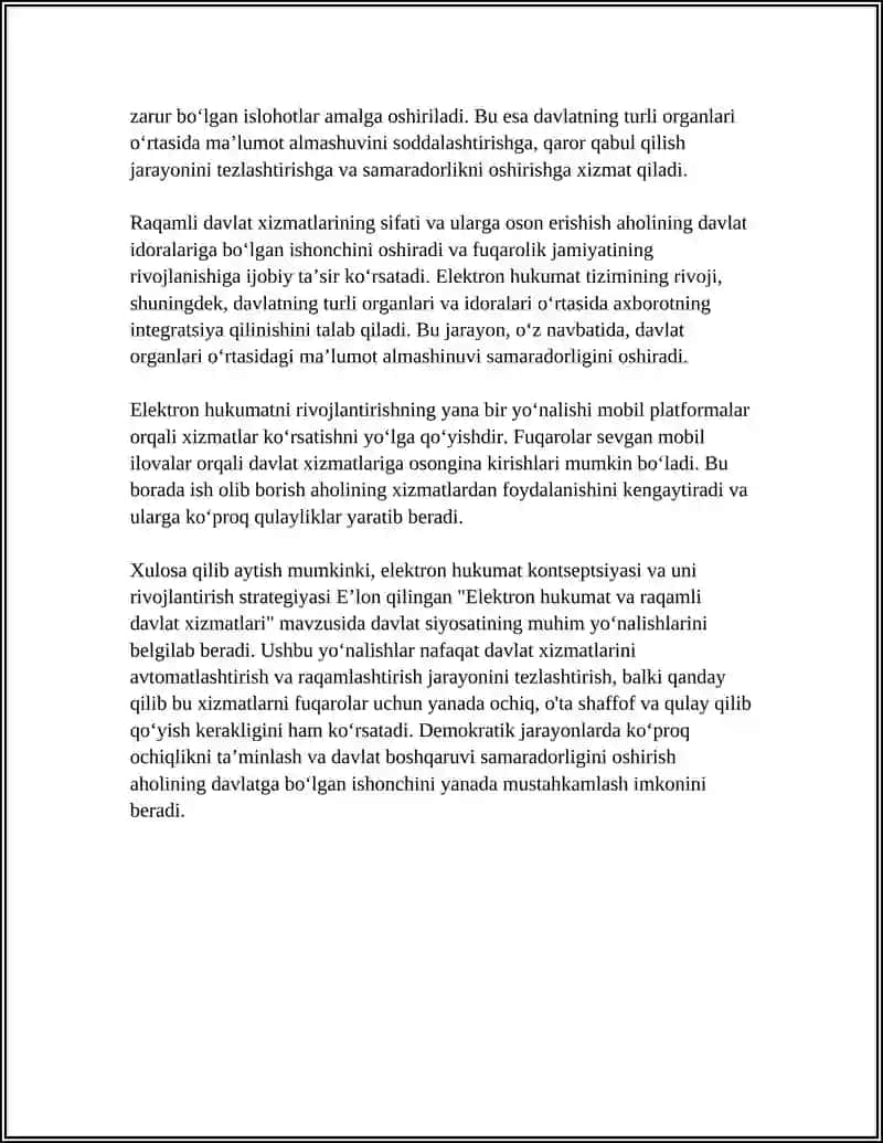 ELEKTRON HUKUMAT VA RAQAMLI DAVLAT XIZMATLARI 4