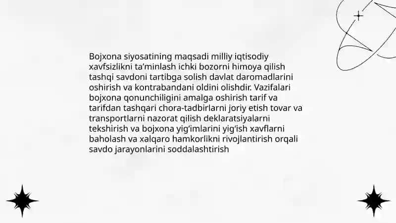 Bojxona siyosati 4