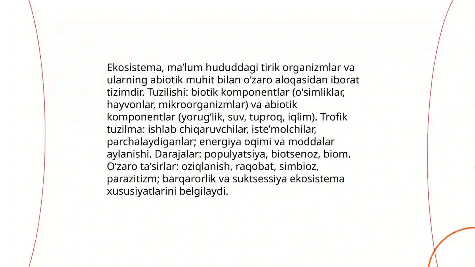 Ekologiya tushunchasi 4