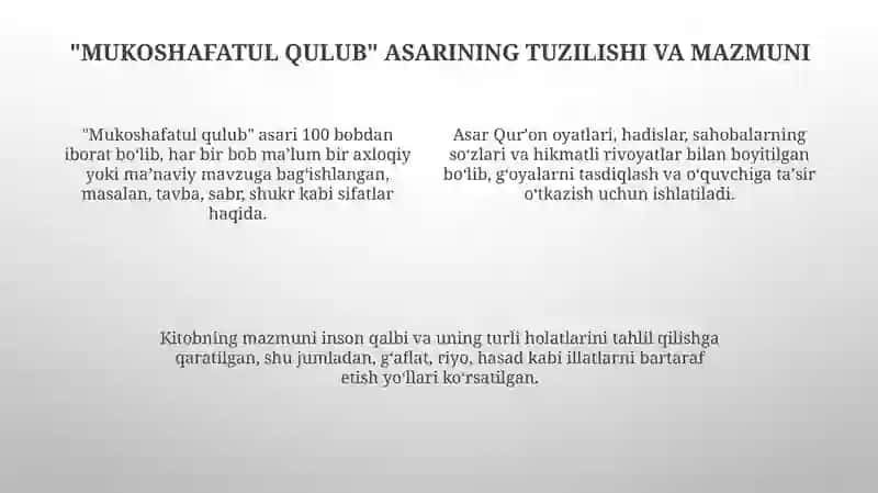 Mukoshafatul qulub 4