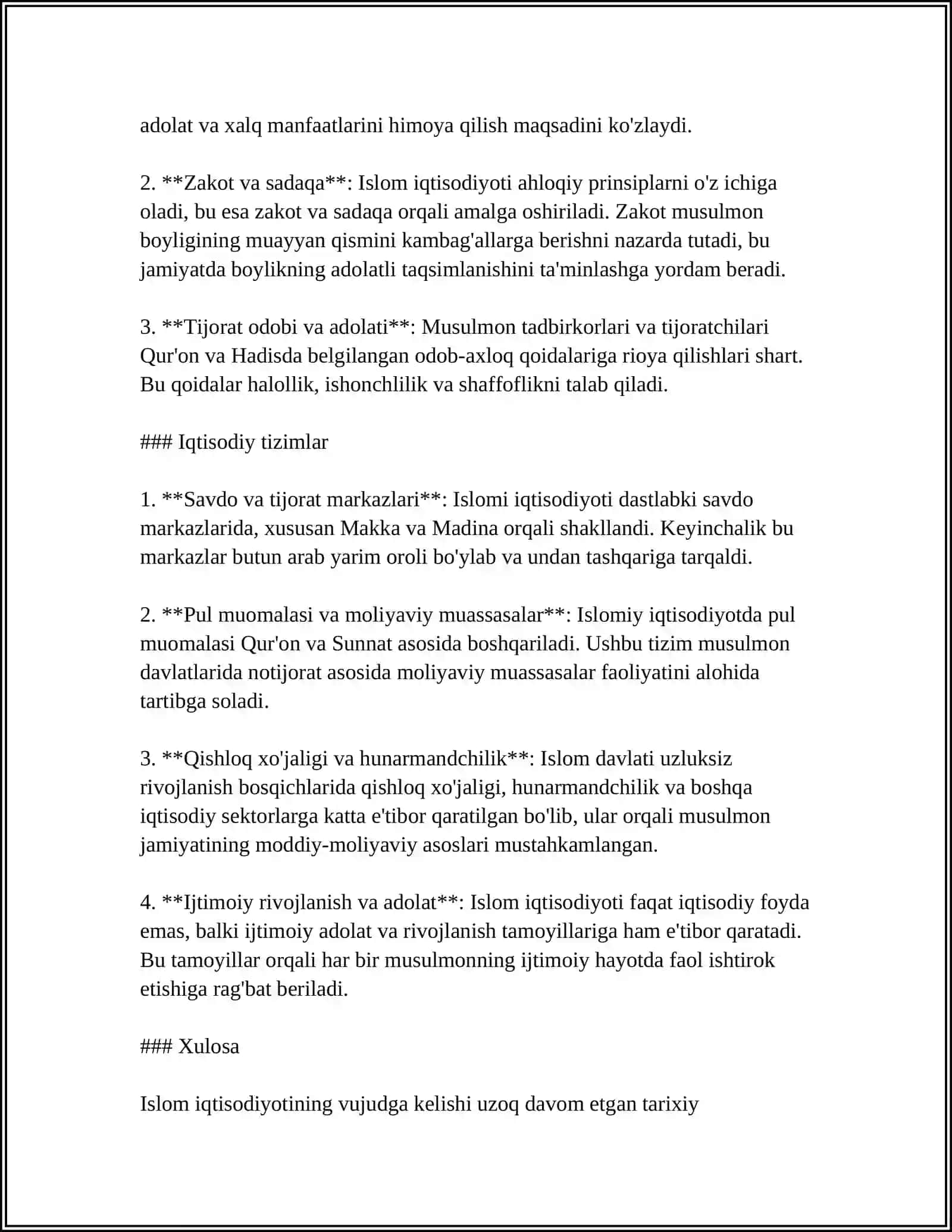 ISLOM IQTISODIYOT TARIXI 4