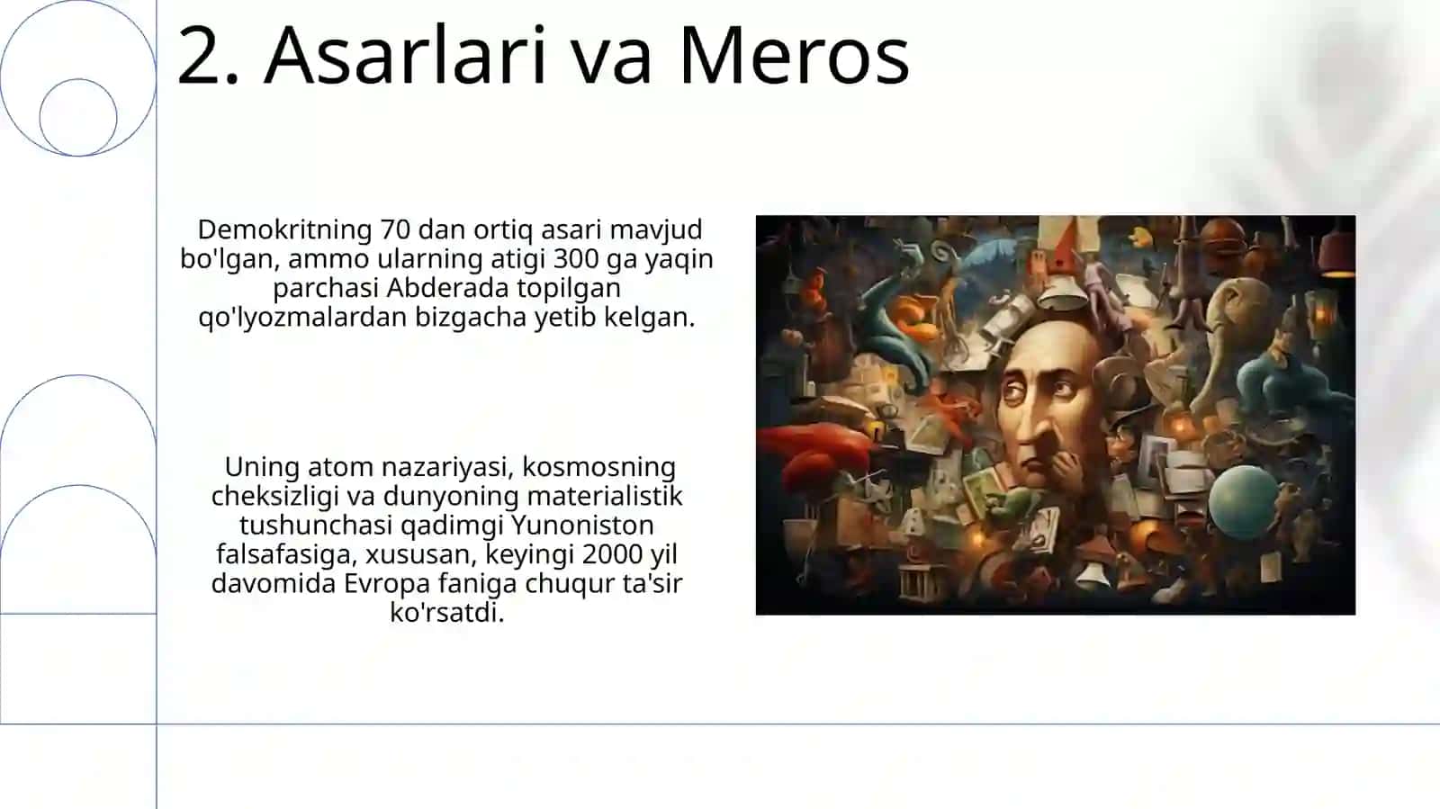 Demokritning hayoti va ijodi 4