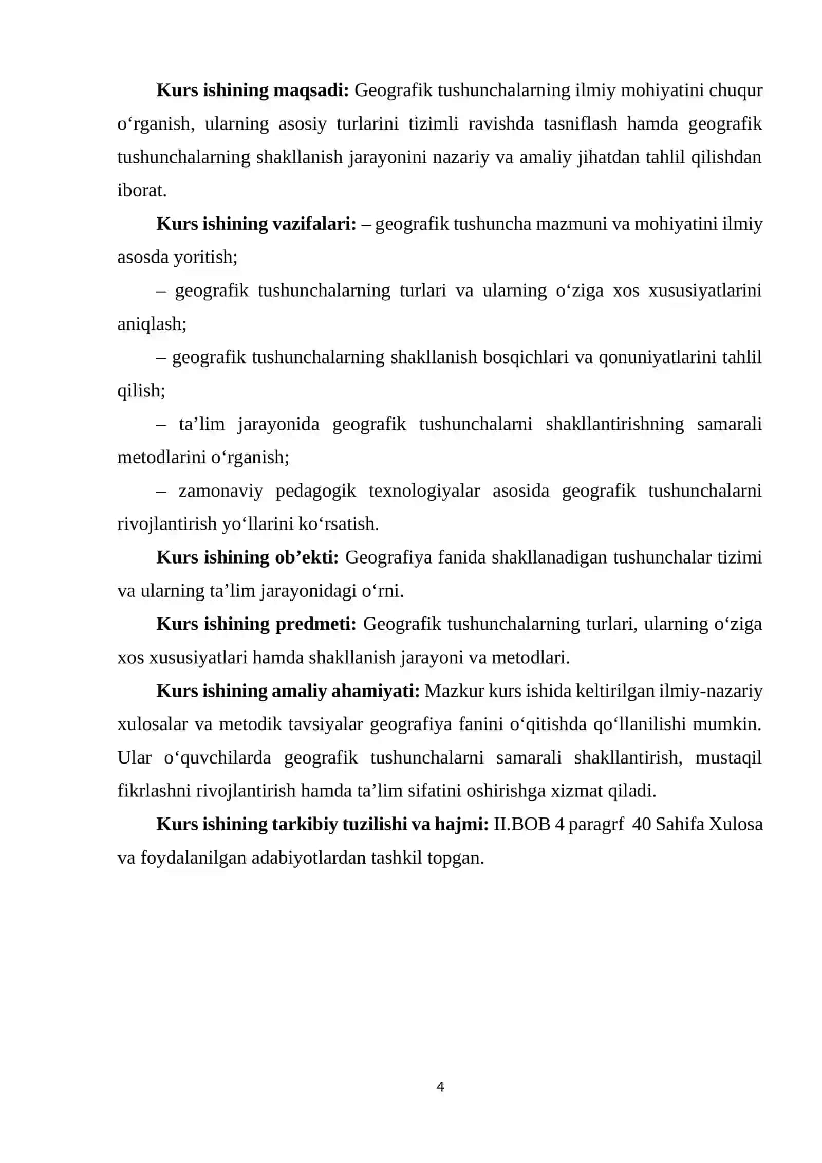 GEOGRAFIK TUSHUNCHALAR,ULARNING TURLARI VA SHAKLLANISHI 4