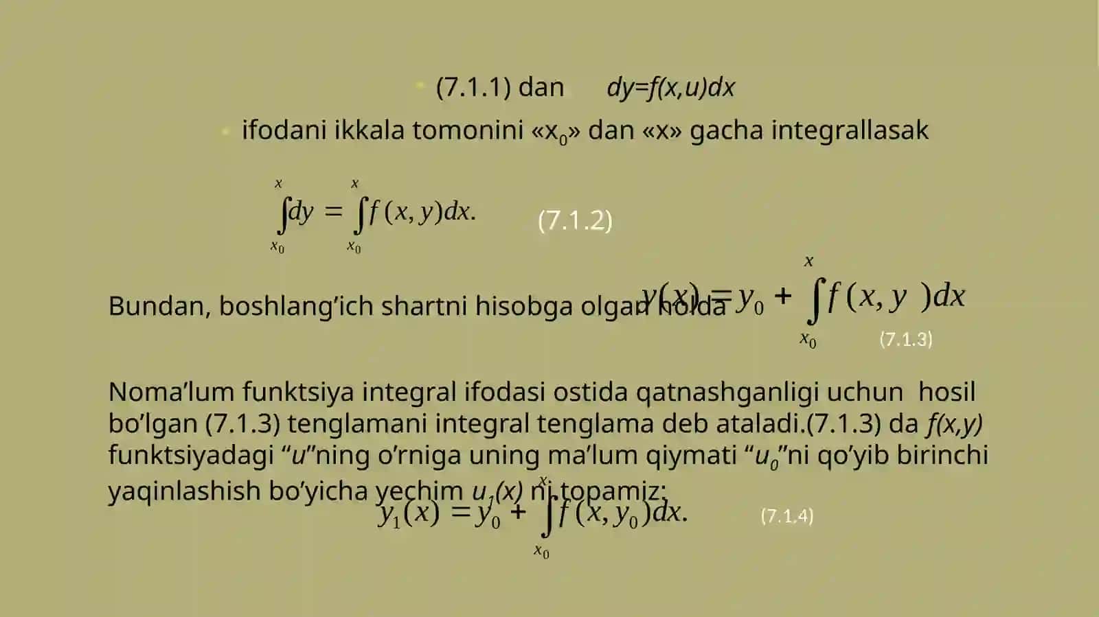 Differensial tenglamalarni taqribiy yechish usullari 4