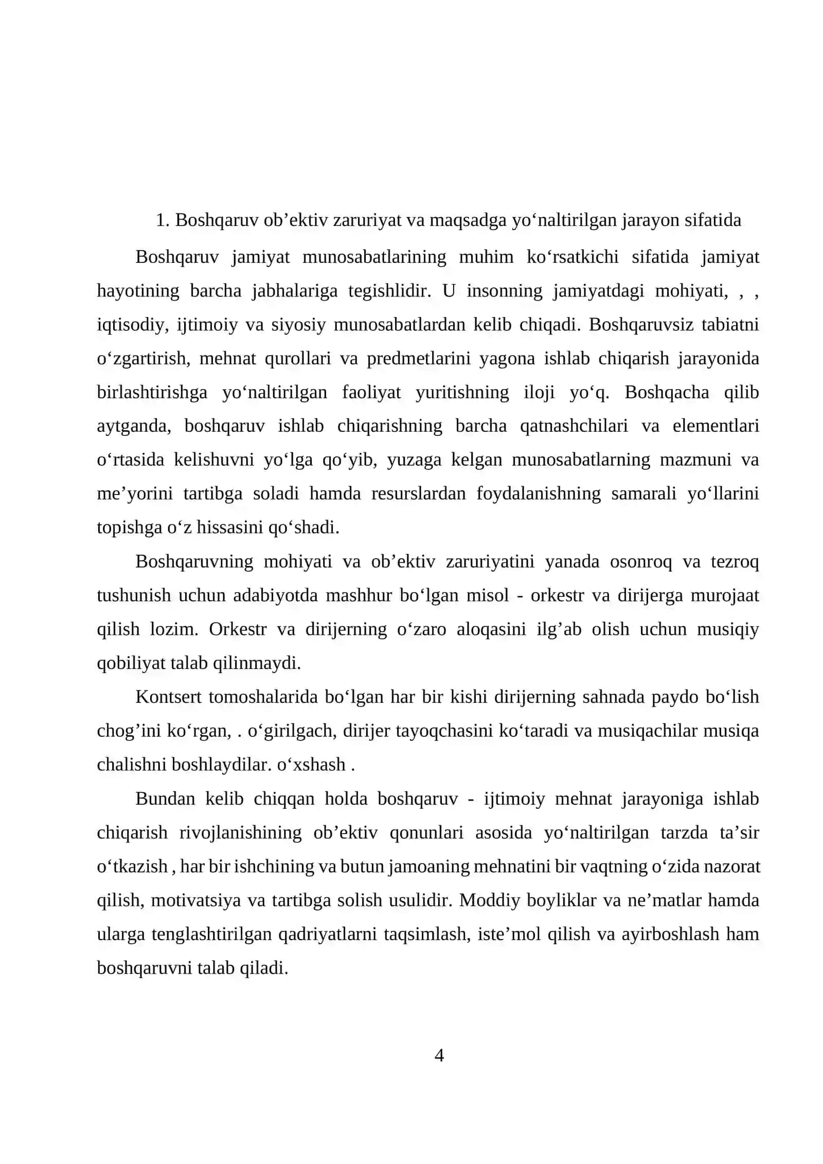 Oʻzbekiston Respublikasi Oliy Ta’lim, Fan va 4